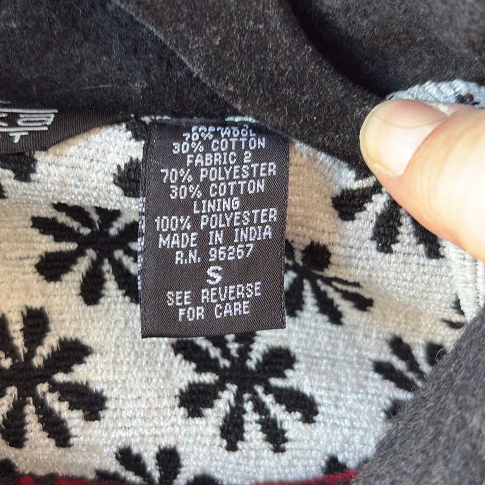 Printed And Lined Button Down Coat With Pockets. - image 4